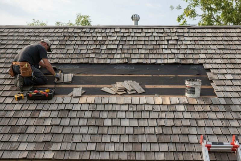 Shake Shingle Repair in Iroquois County, IL