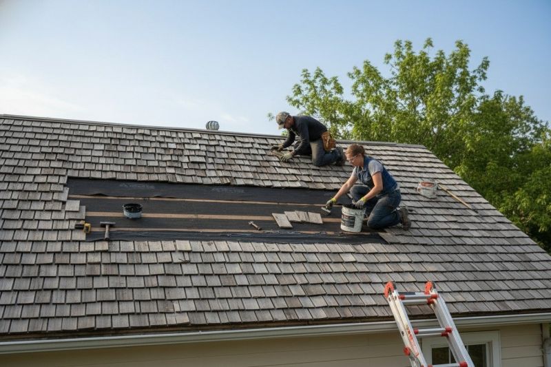 Shake Shingle Repair in Iroquois County, IL
