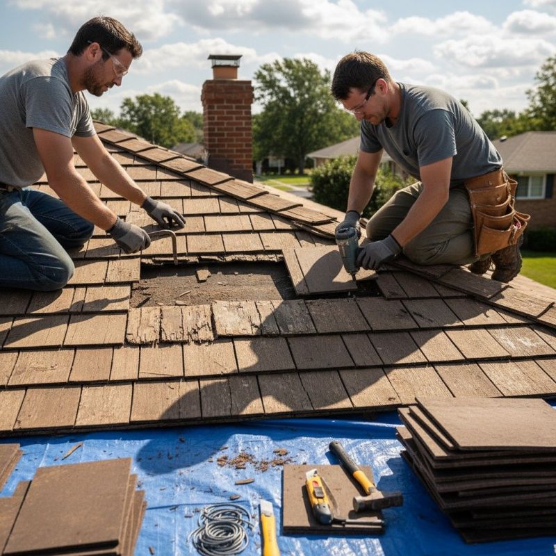 Shake Shingle Repair in Kankakee, IL