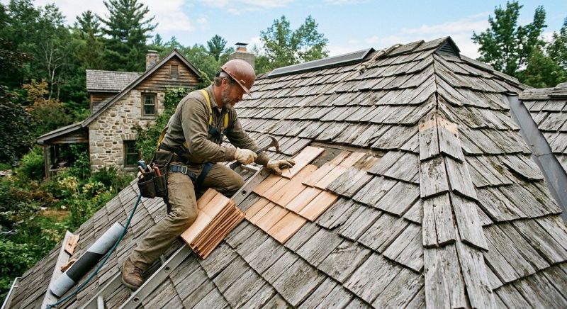 Shake Shingle Repair in Manhattan, IL