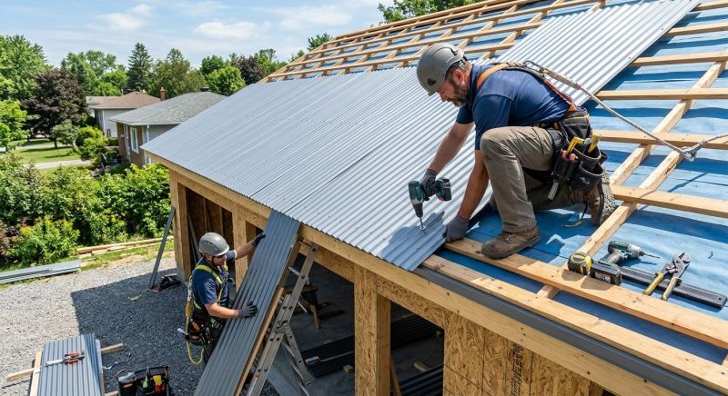 Sheet Roofing Installation in Iroquois County, IL