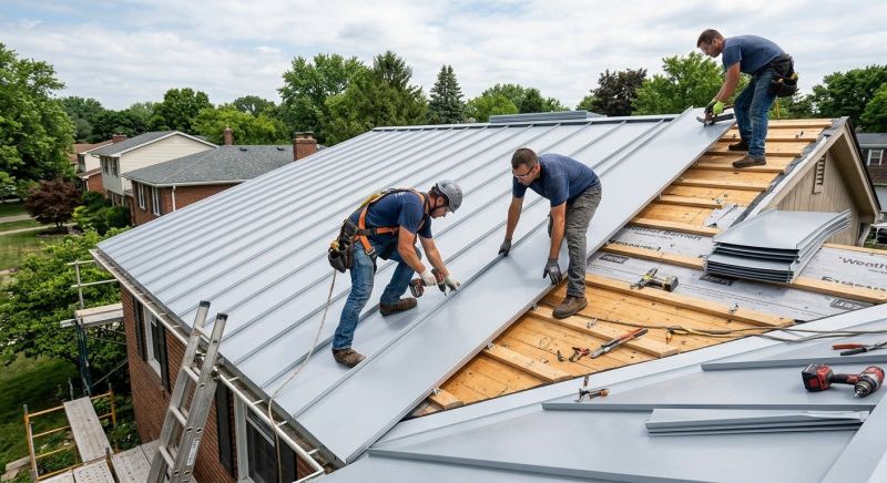 Sheet Roofing Installation in Monee, IL