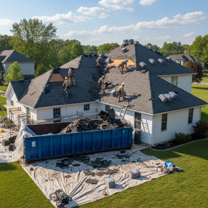 Shingle Roof Replacement in Peotone, IL