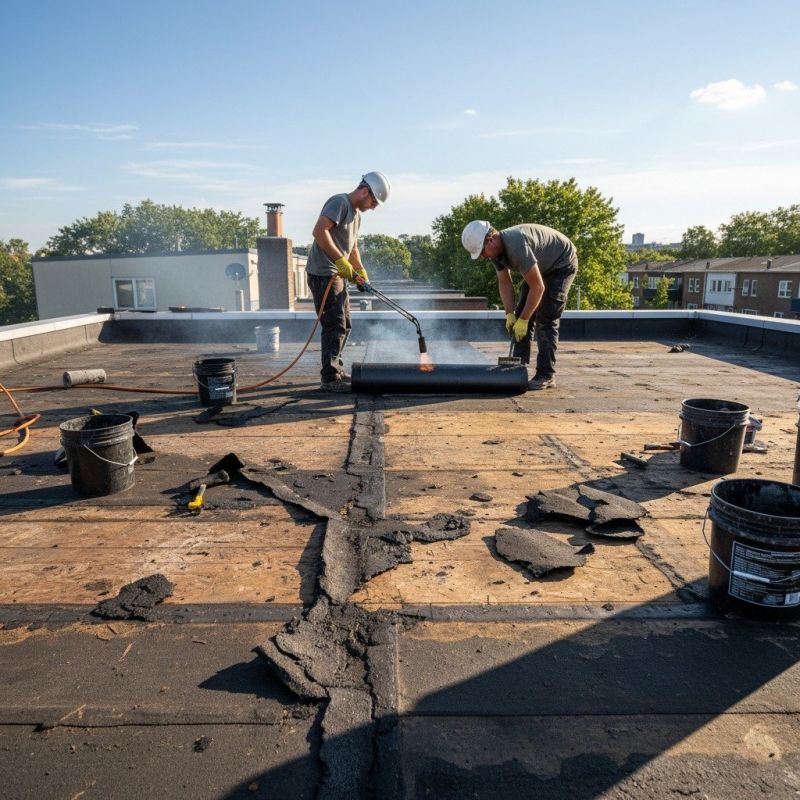 Single Ply Roof Repair in Beecher, IL