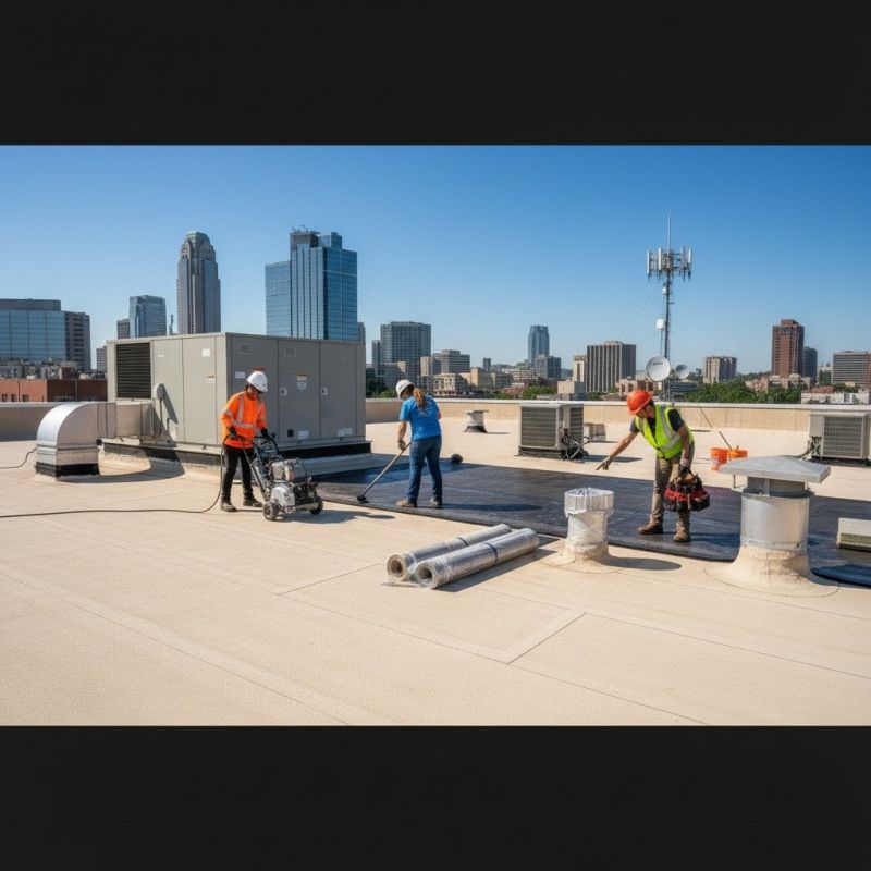 Single Ply Roof Repair in Gilman, IL