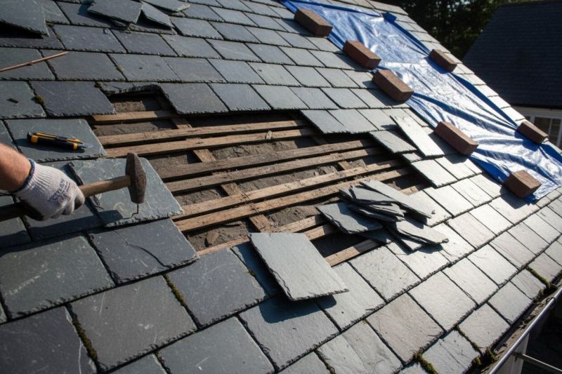 Slate Roof Leak Repair in Kankakee County, IL