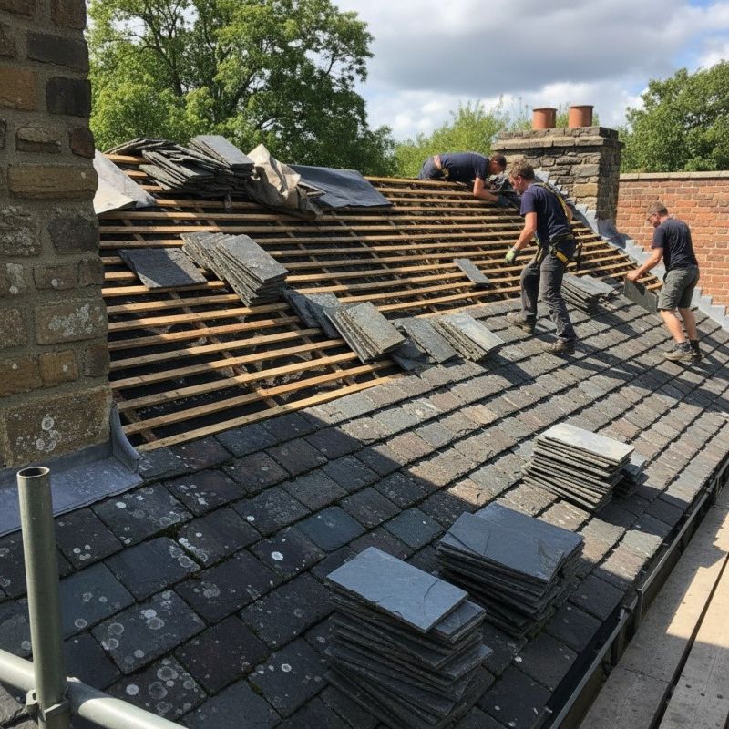 Slate Roof Replacement in Kankakee County, IL