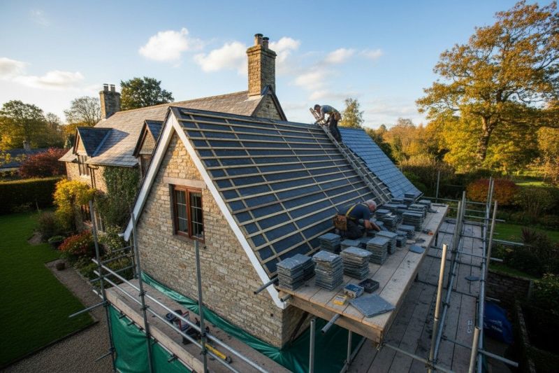 Slate Roof Replacement in Monee, IL
