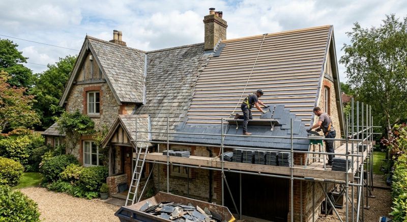 Slate Roof Replacement in Newton County, IN