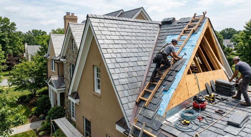 Slate Shingles Repair in Gilman, IL