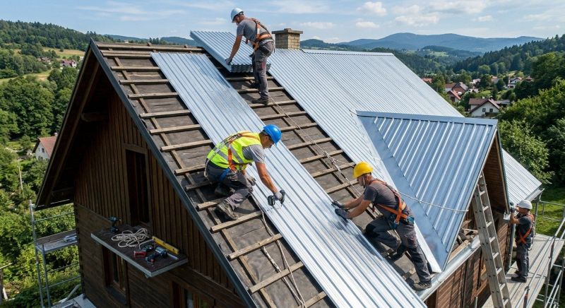 Steel Roof Installation in Kankakee County, IL