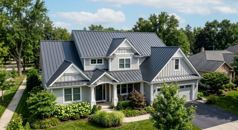 Steel Roof Replacement in Monee, IL