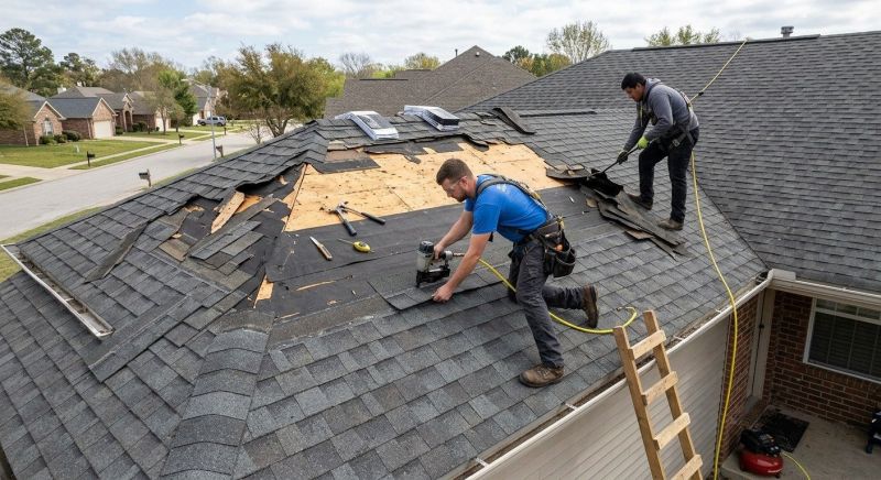 Storm Damage Roof Repair in Kankakee County, IL