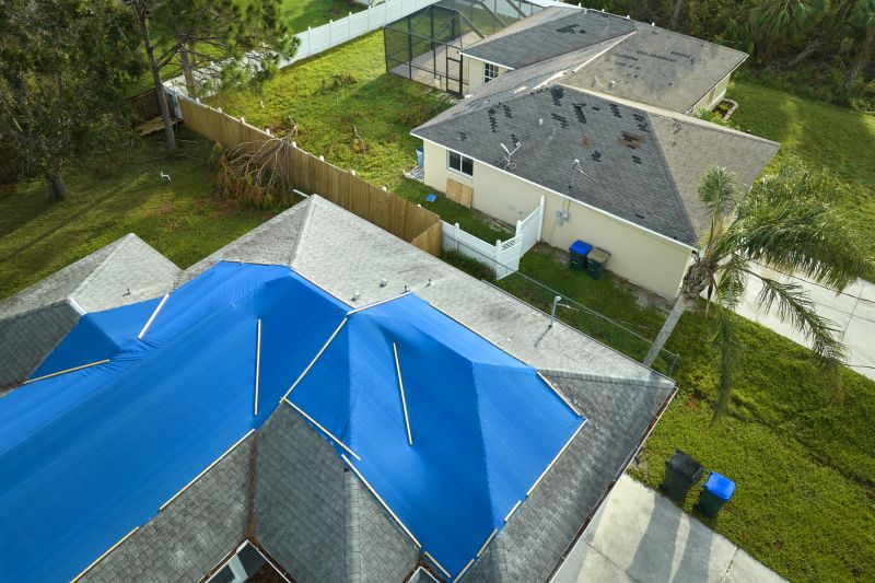 Storm Damage Roof Tarping in Kankakee County, IL