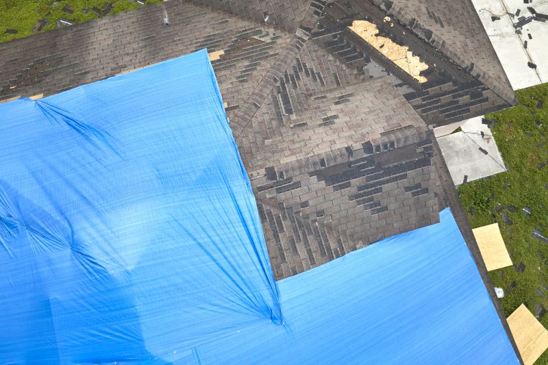 Storm Damage Roof Tarping in Kankakee County, IL