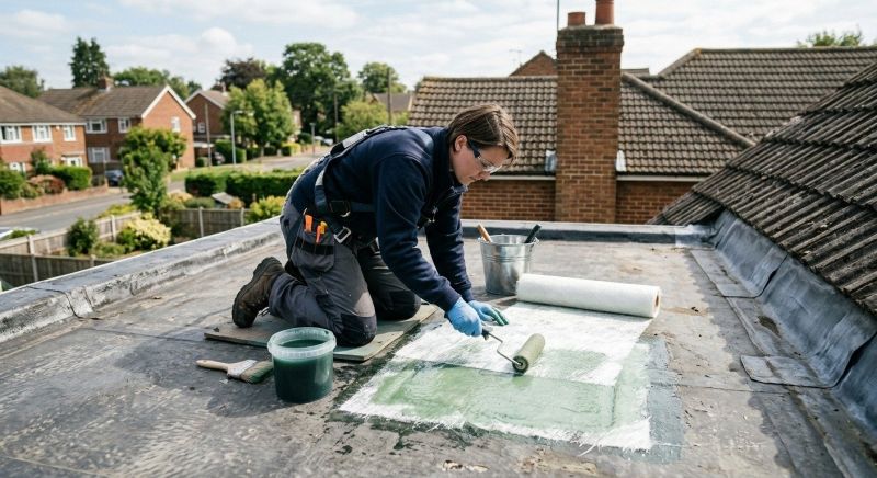 Synthetic Roof Repair in Kankakee County, IL