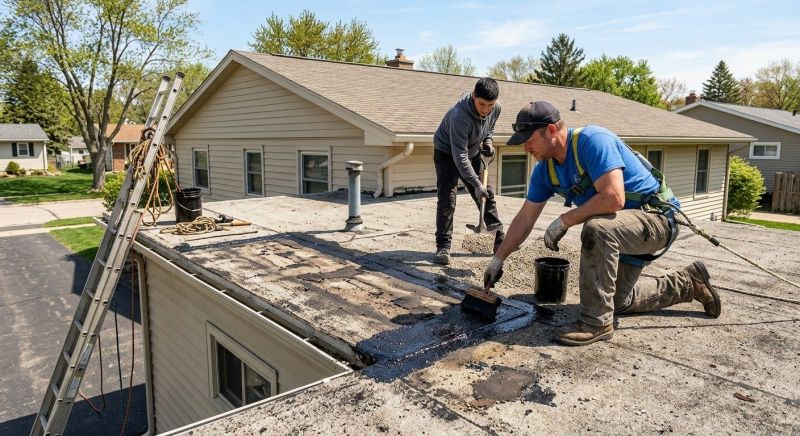 Tar And Gravel Roof Repair in Braidwood, IL