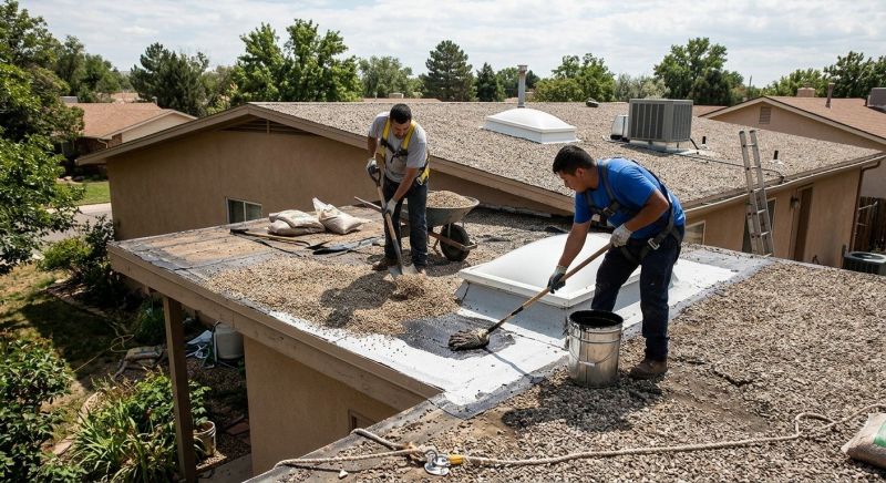 Tar And Gravel Roof Repair in Kankakee County, IL