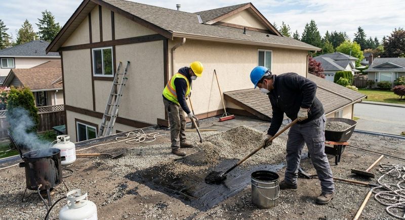 Tar And Gravel Roof Repair in Peotone, IL