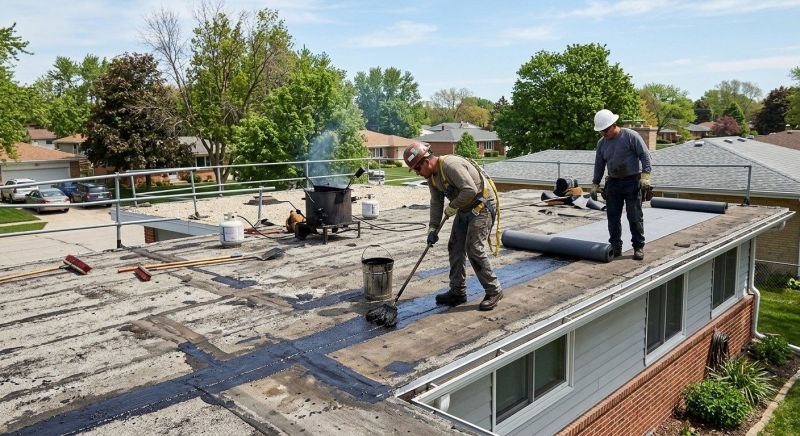 Tar Roof Repair in Monee, IL
