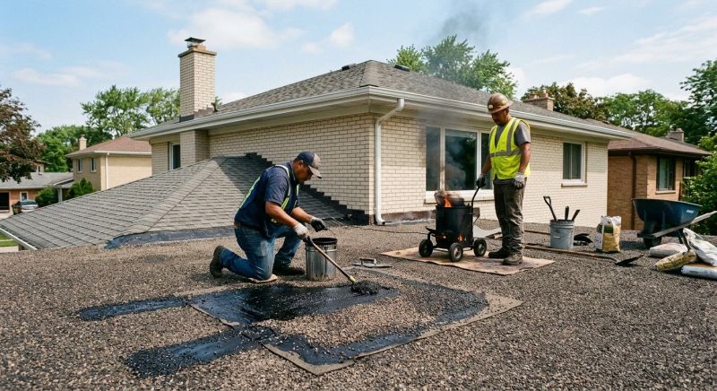 Tar Roof Repair in Newton County, IN