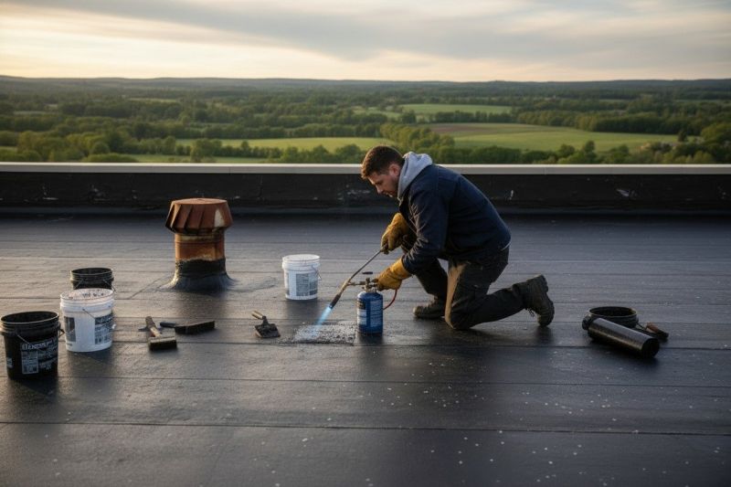 Tar Roof Repair in Wilmington, IL