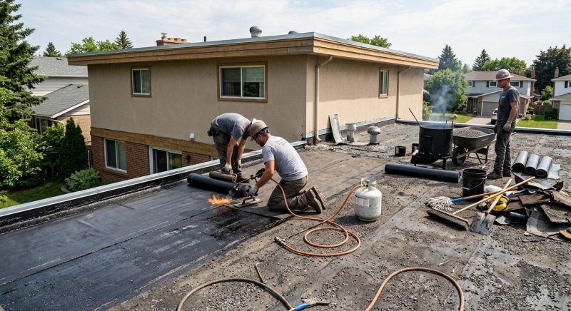Tar Roofing Repair in Kankakee County, IL