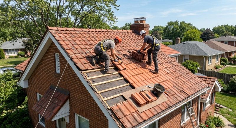 Tile Roof Repair in Manhattan, IL