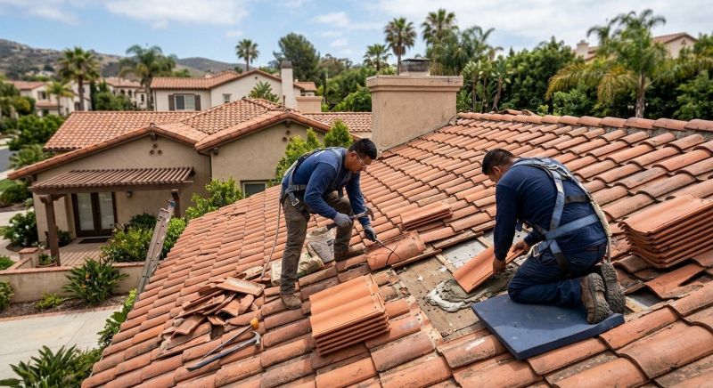 Tile Roof Repair in Manhattan, IL