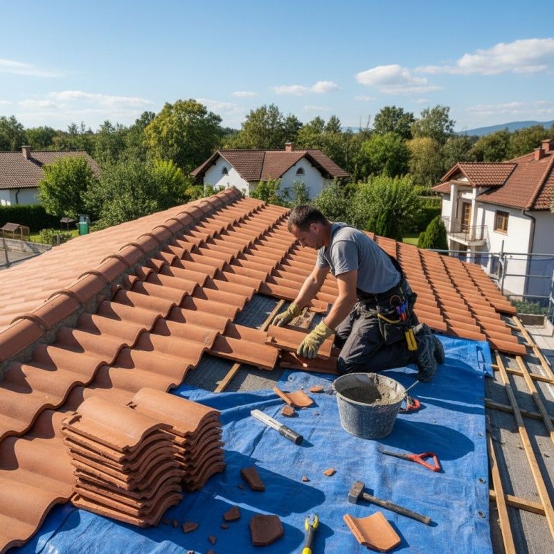 Tile Roof Repair in Monee, IL