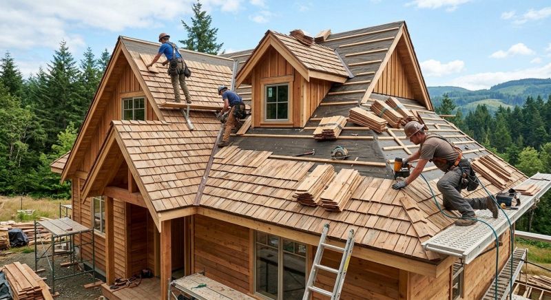 Wood Roofing Installation in Kankakee, IL