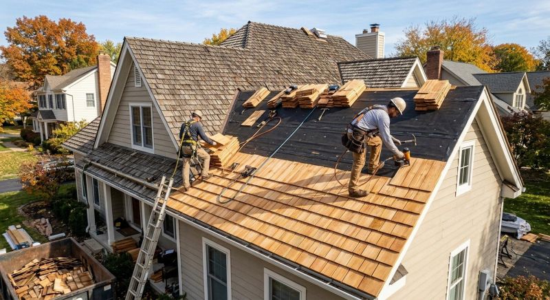 Wood Shake Roof Replacement in Monee, IL