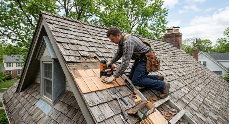 Wood Shingles Repair in Iroquois County, IL