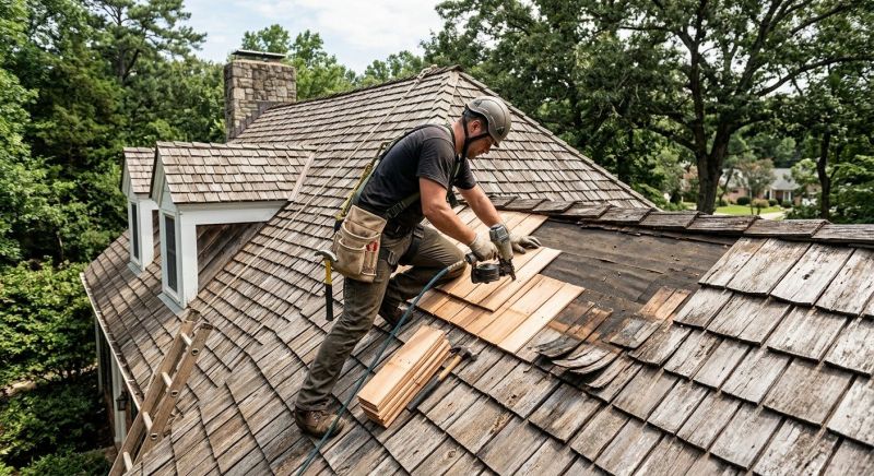 Wood Shingles Repair in Morocco, IN