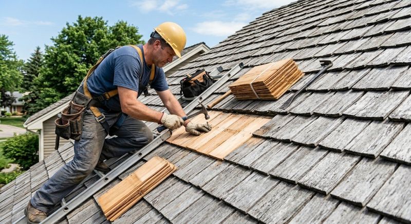 Wood Shingles Repair in Peotone, IL