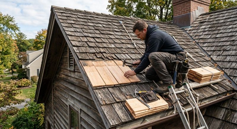 Wood Shingles Repair in Wilmington, IL